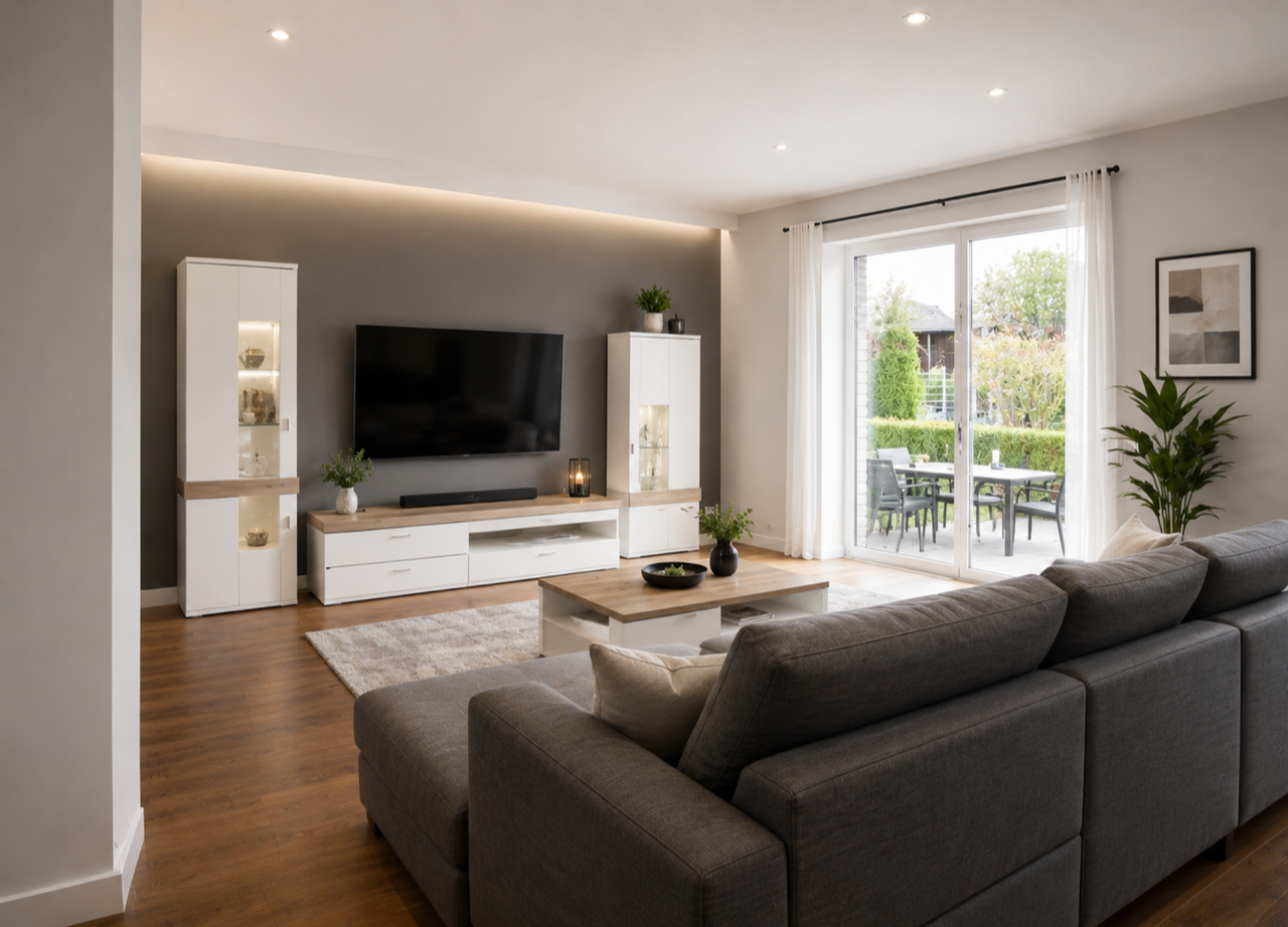 Stadtvilla mit Gewerbe Paderborn — Visualisierung